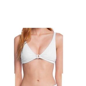 POLO Ralph Lauren Small Ribbed Bikini Top/halter ring bikini NWT ribbed